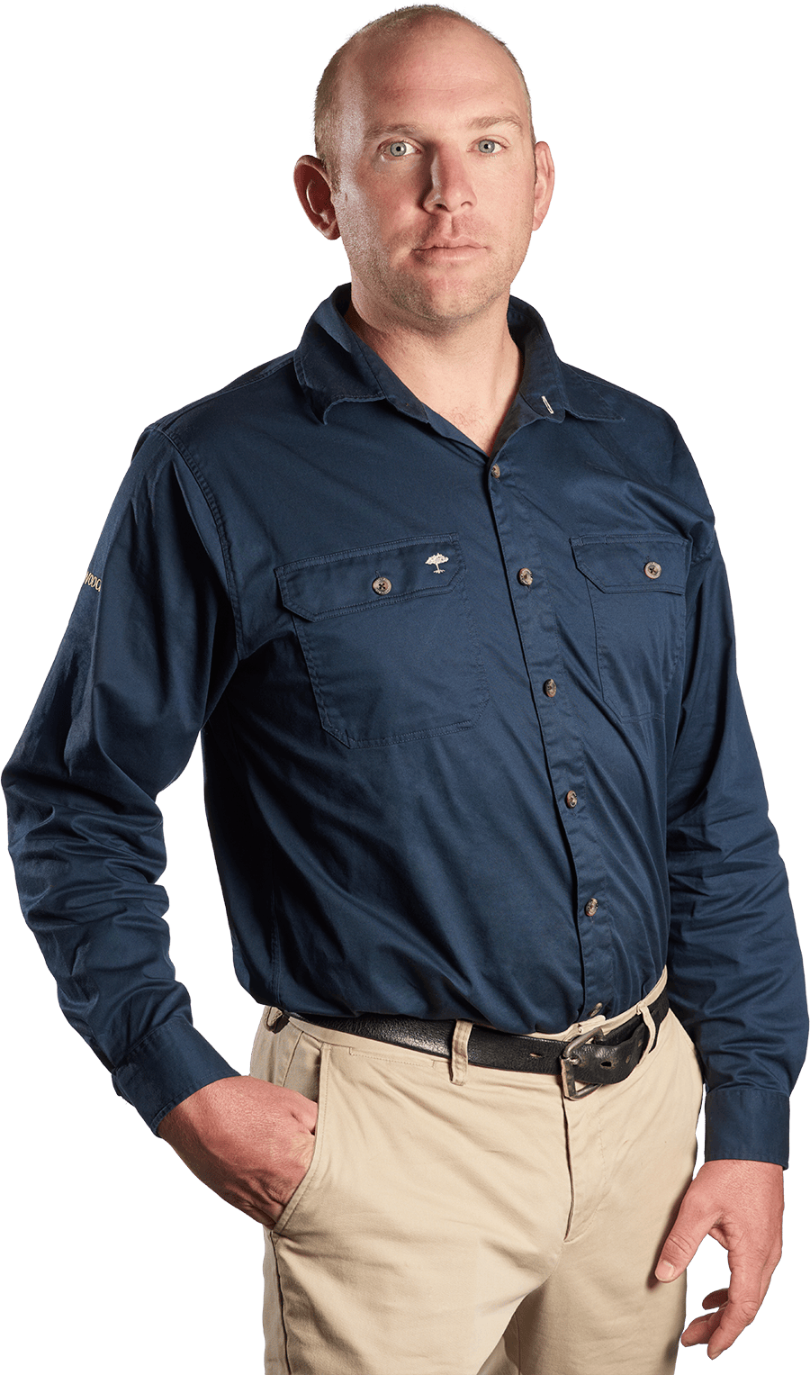 Knowledgeable arborist dressed in office uniform